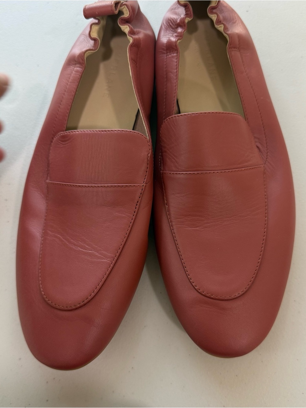 Everlane The Day Loafer Dark Rose size 10